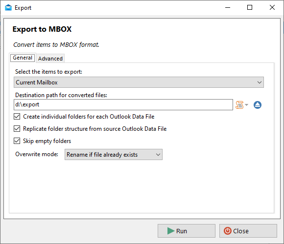 open mbox file in outlook 2007